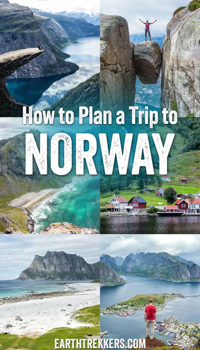 How to plan a dream trip to Norway. In this Norway Travel Guide, visit the Lofoten Islands, Tromso, Senja, Bergen, Oslo, the southern fjords, Svalbard and hike to Trolltunga, Kjeragbolten, Pulpit Rock, Reinebringen.