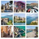Best things to do in Lake Garda, Italy. Sirmione, Riva del Garda, Monte Baldo, Malcesine, Castello Scaligero, Isola San Biagio, and Limone sul Garda.