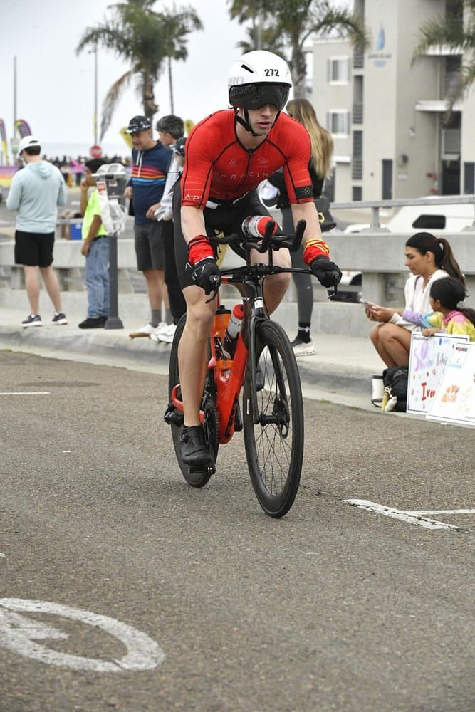 Tyler on the bike