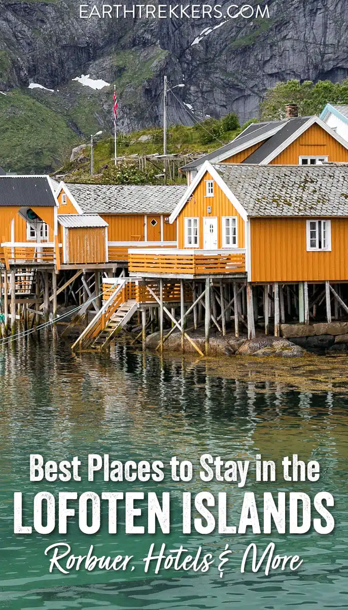 Best places to stay in the Lofoten Islands, Norway: hotels, hostels, and rorbuers in Reine, Hamnoy, and Svolvaer.