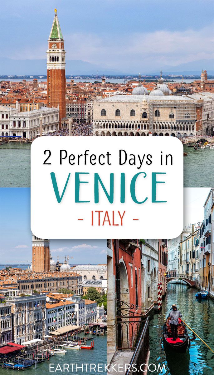 2 days in Venice itinerary. Visit St. Mark's Basilica, Doges Palace, Rialto Bridge, Grand Canal, and so much more.