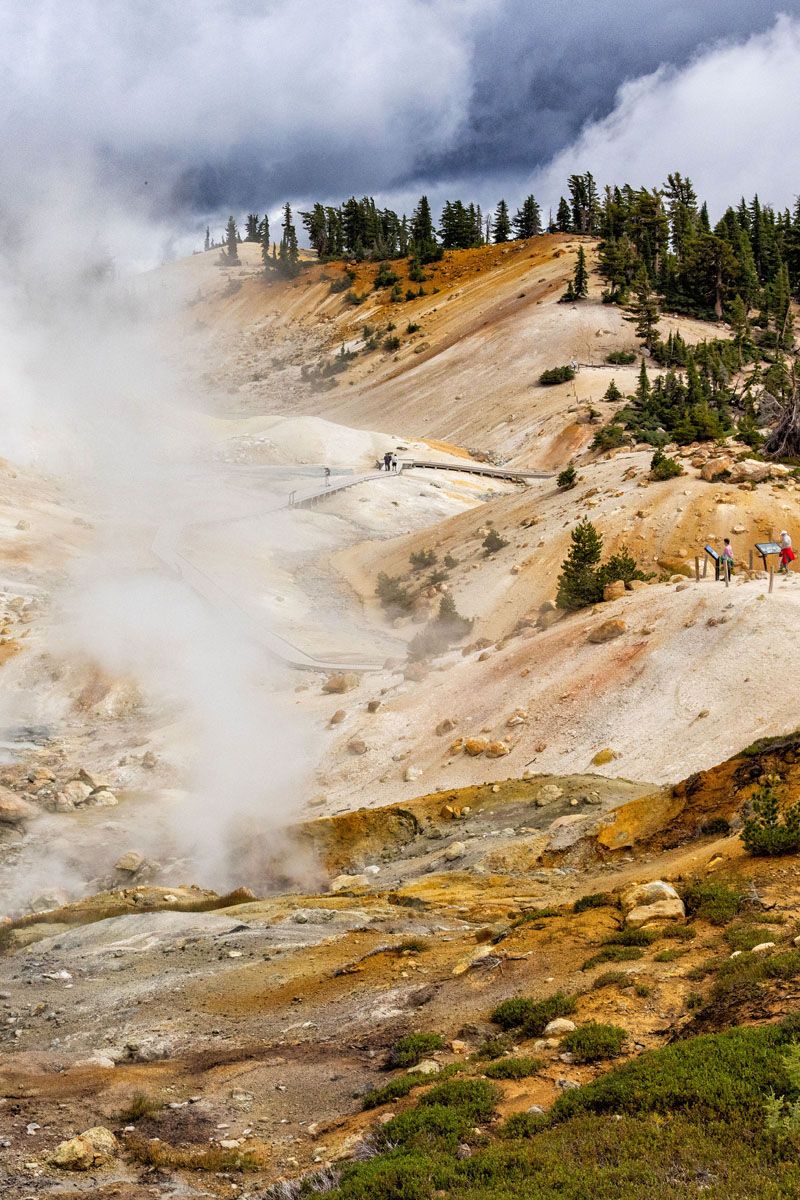 Bumpass Hell in Lassen Volcanic