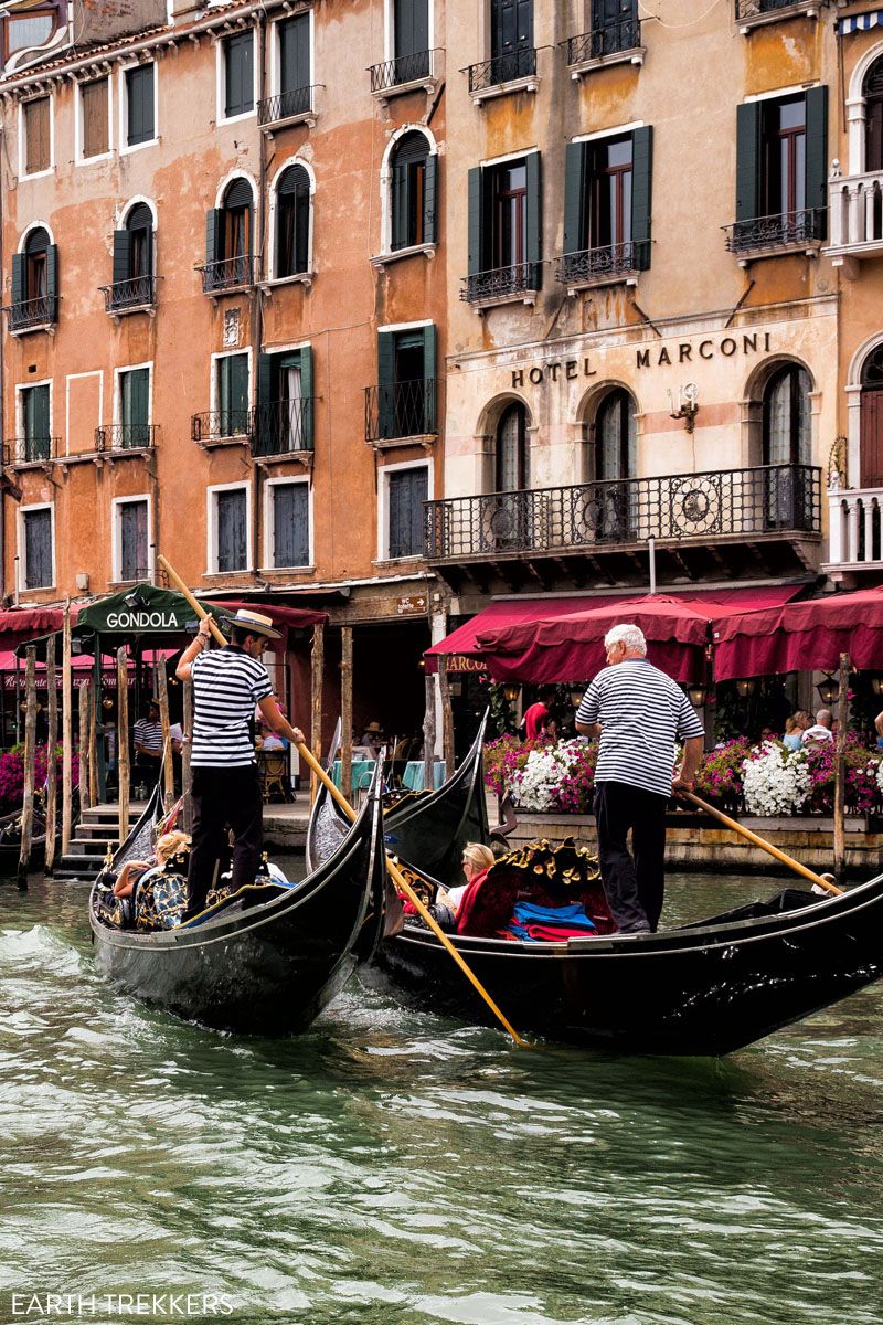 Gondolas on the Grand Canal Venice
