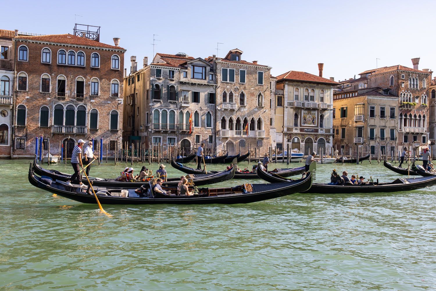 Gondolas on the Grand Canal