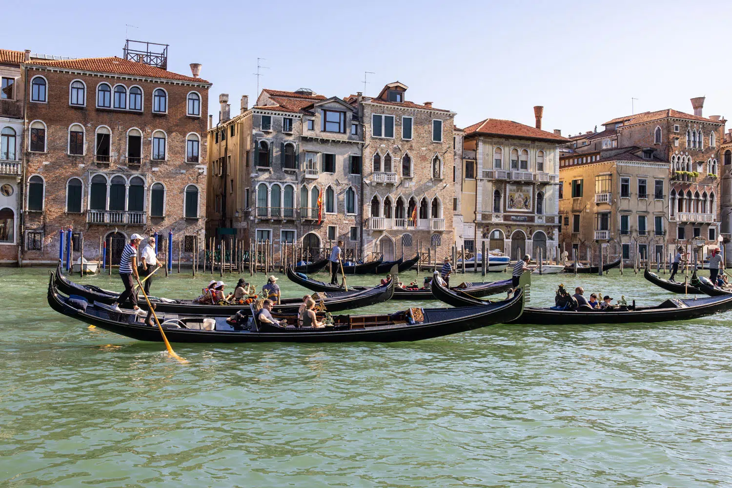 Gondolas on the Grand Canal