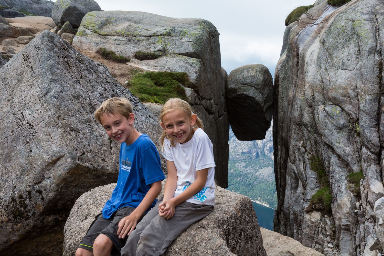Hiking Kjeragbolten with Kids