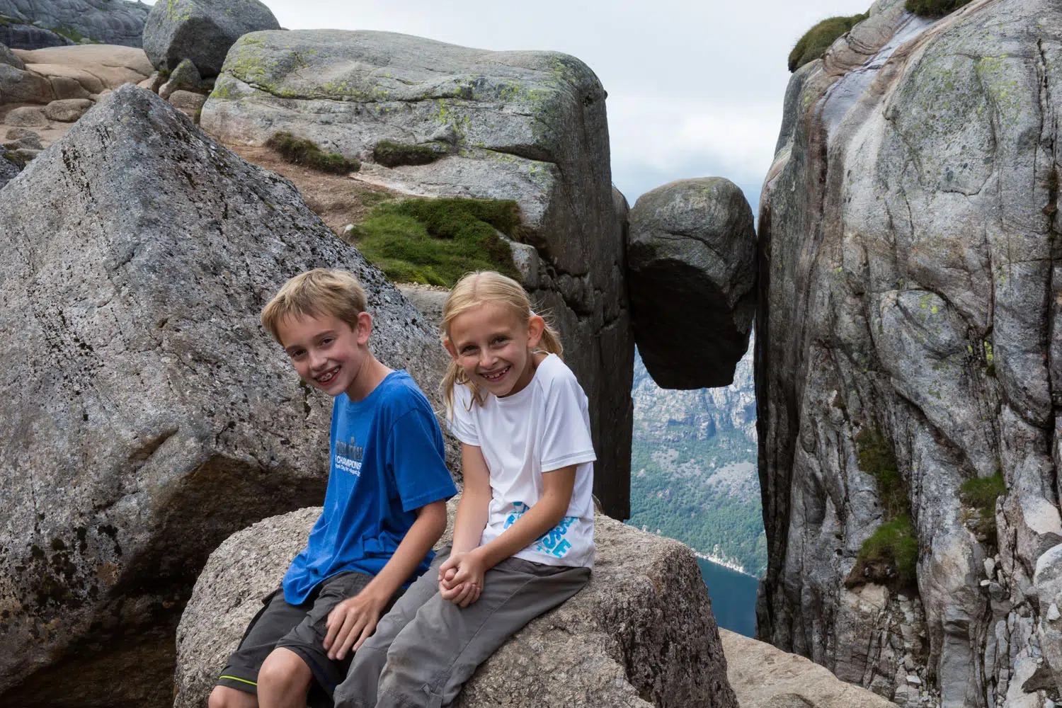 Hiking Kjeragbolten with Kids