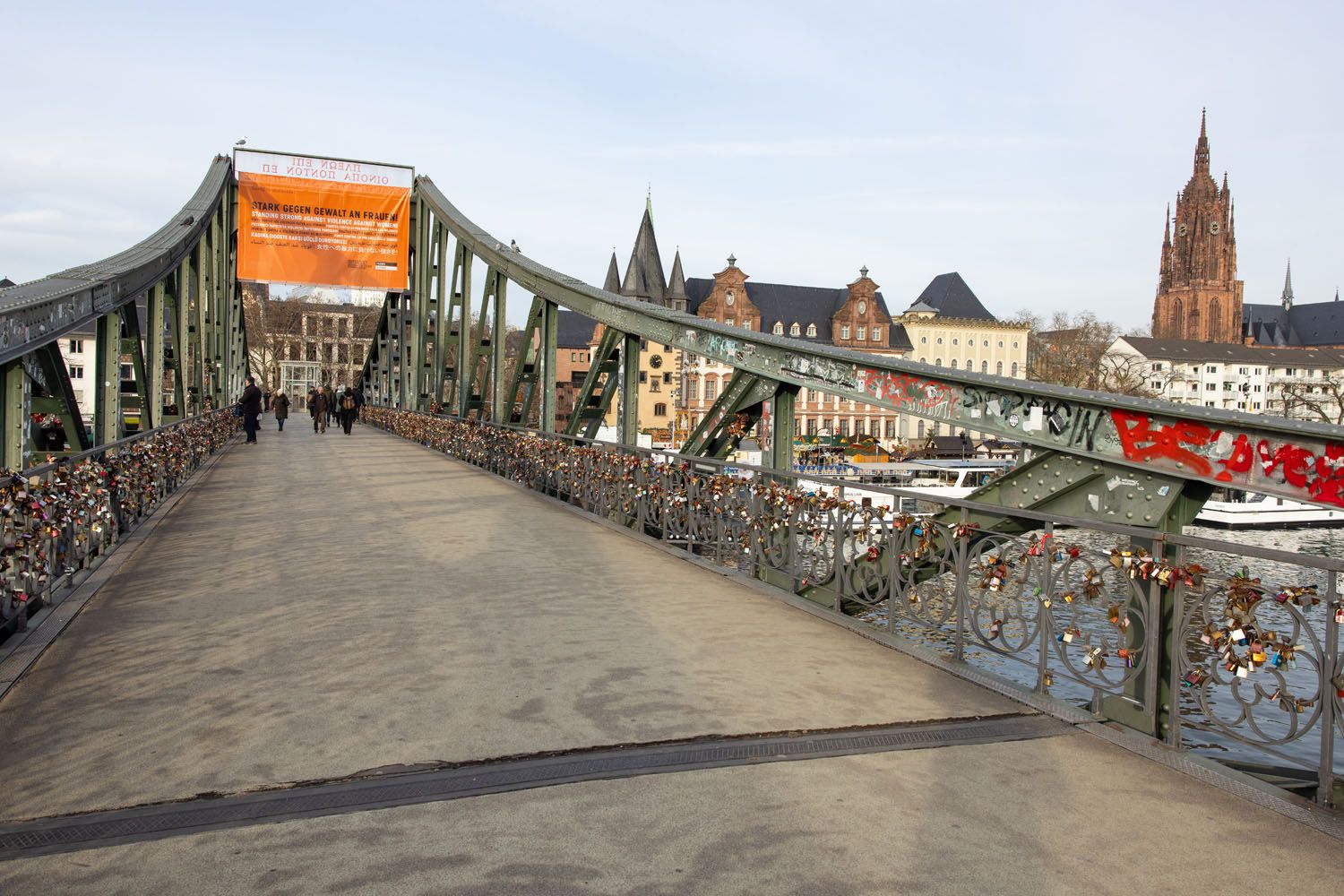 Iron Footbridge Frankfurt