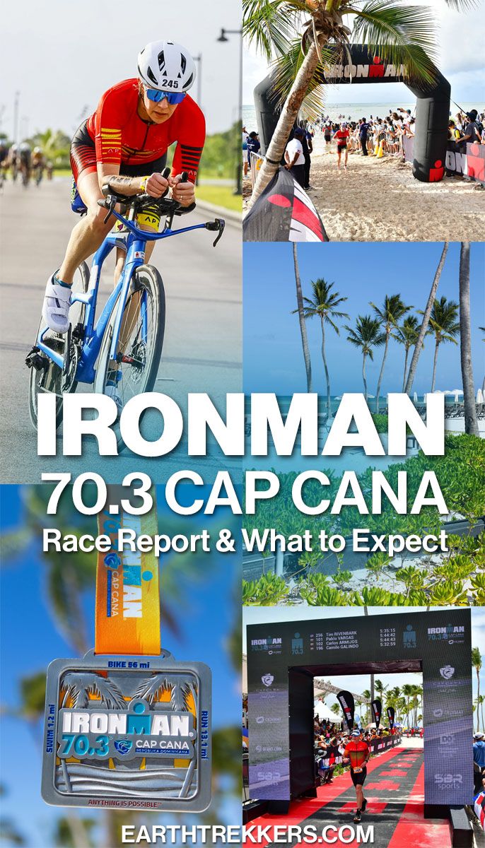 IRONMAN 70.3 Cap Cana race report. This triathlon is held in Cap Cana, Dominican Republic. What to expect on the course plus things to do nearby in Punta Cana and beyond.