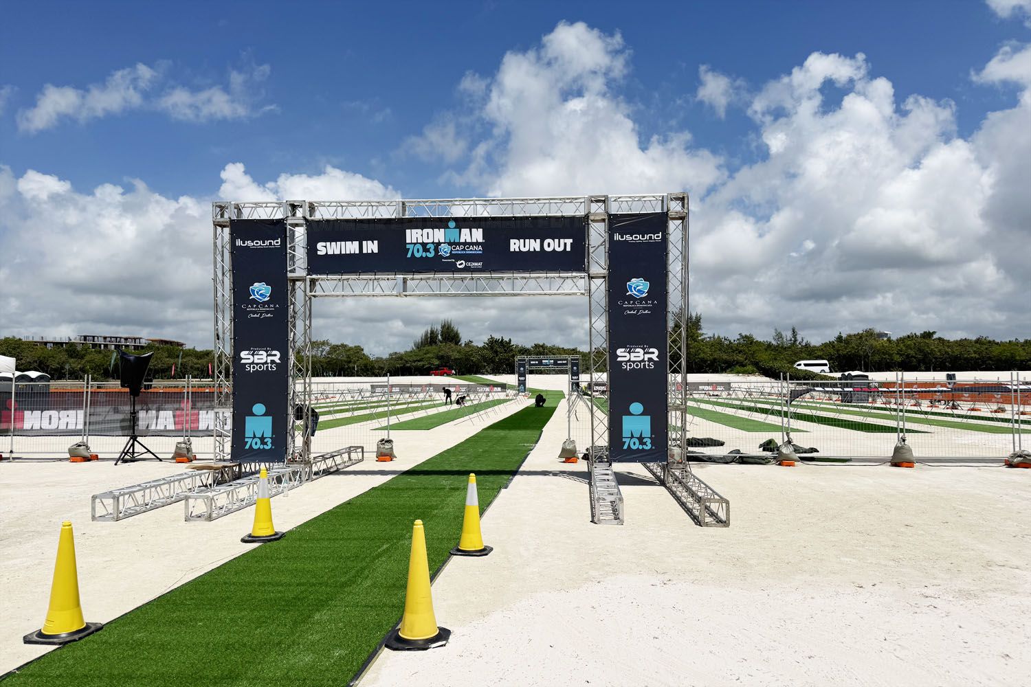 Ironman Cap Cana Transition Area