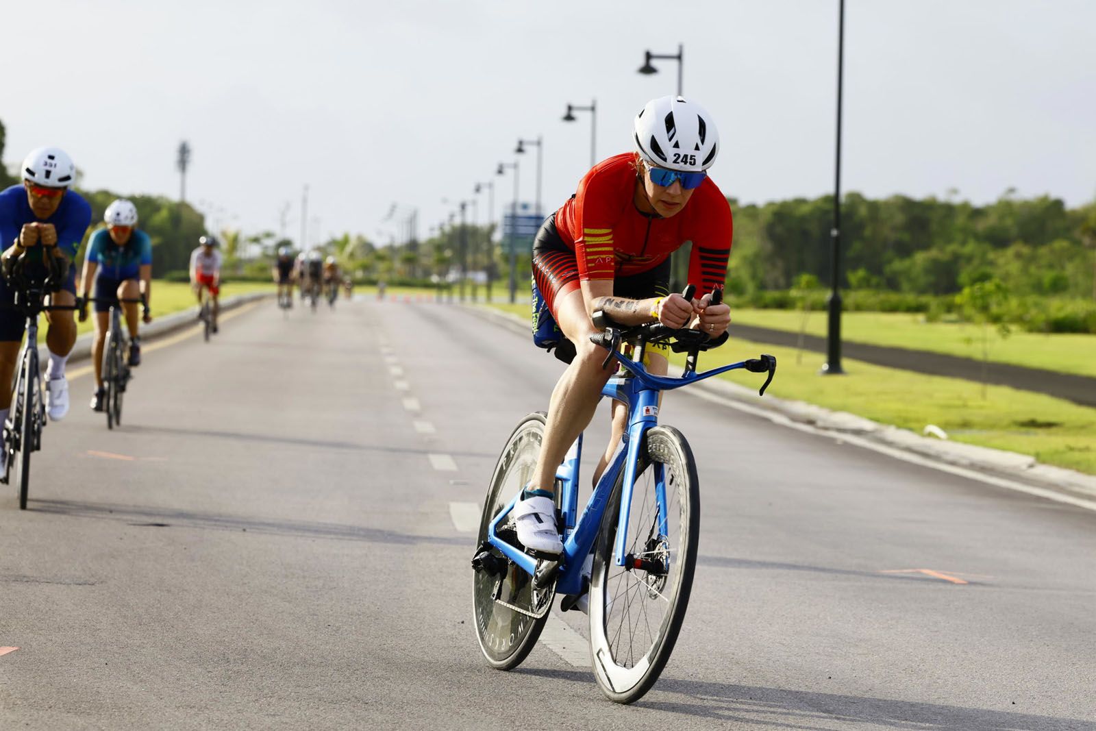 Julie Bike Ironman Cap Cana