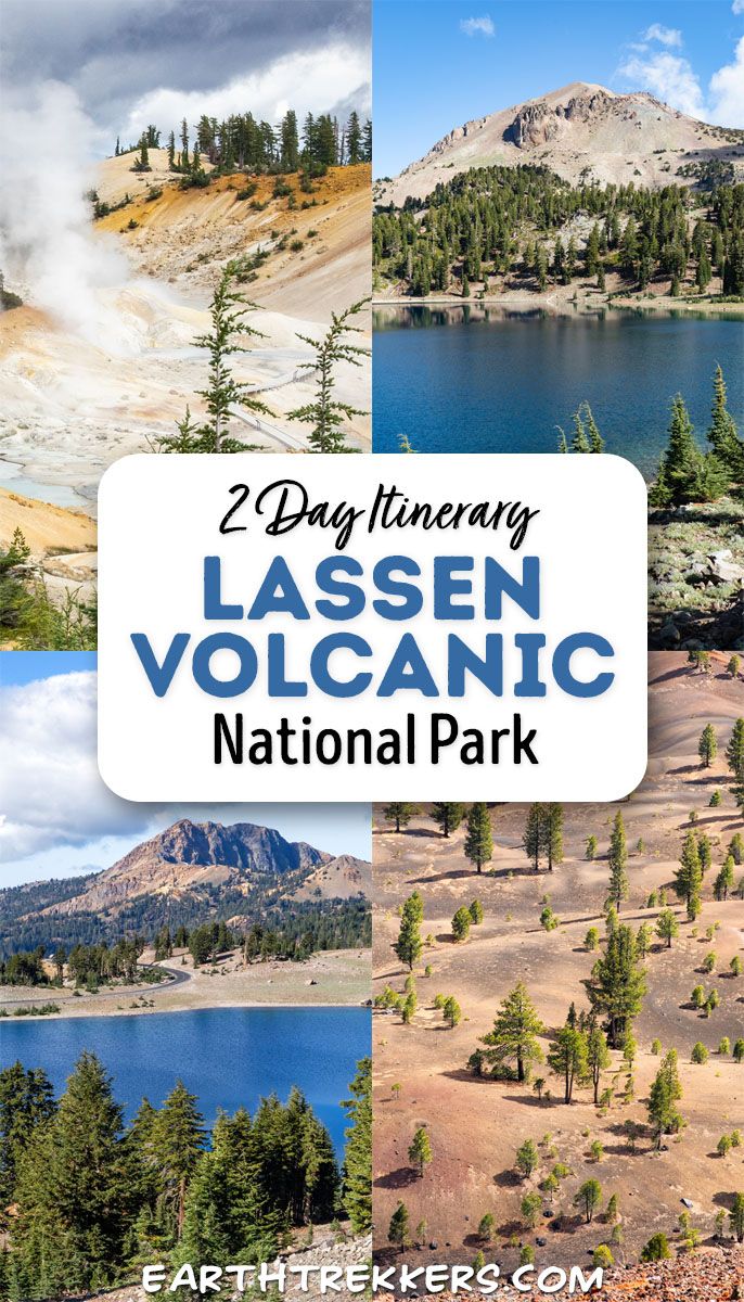 Lassen Volcanic National Park itinerary. Visit Bumpass Hell, Lassen Peak, Cinder Cone, Warner Valley, Manzanita Lake, and more.