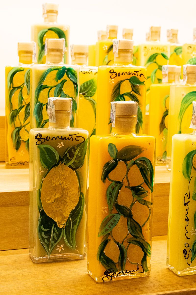 Limoncello in Sorrento