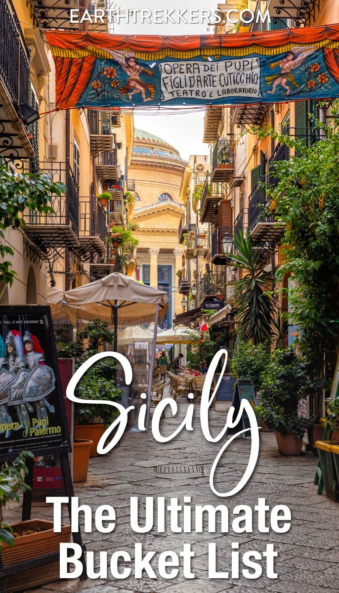 Best things to do in Sicily, Italy: Palermo, Taormina, Cefalu, Noto, Modica, Ragusa, Mount Etna, Etna wine region, Valley of the Temples, Syracuse and Ortigia, Erice, Monreale, and Selinunte.