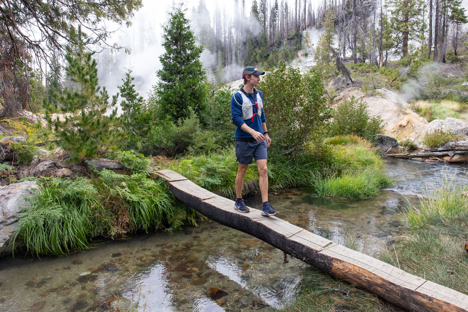 Tyler in Warner Valley Lassen Volcanic