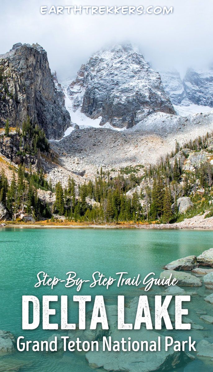 Everything you need to know to hike to Delta Lake, Surprise Lake and Amphitheater Lake in Grand Teton National Park.