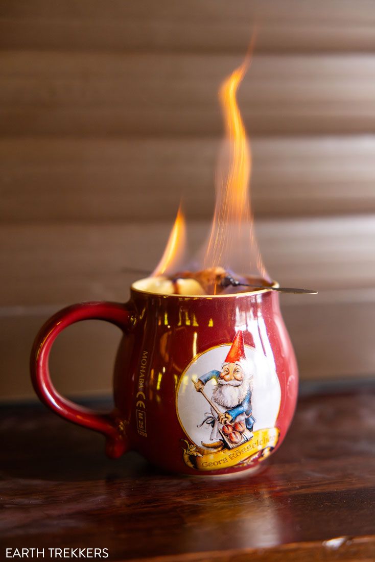 Flaming Gluhwein Cologne Christmas