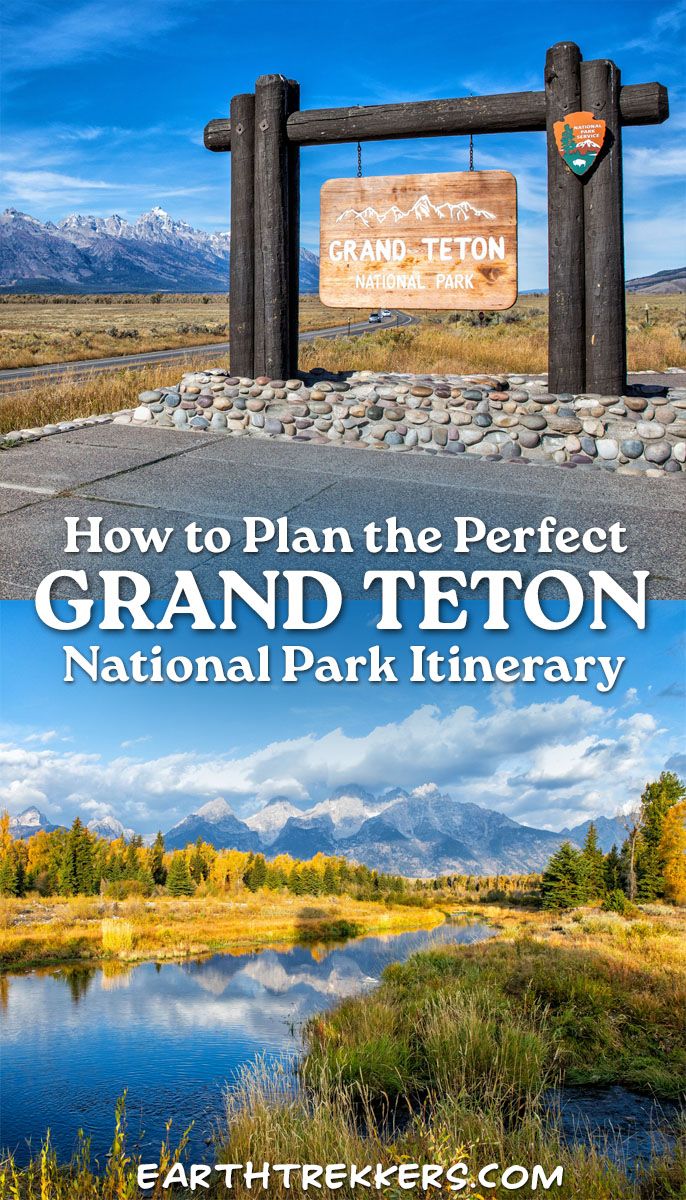 Plan the perfect Grand Teton National Park itinerary. Jenny Lake, Inspiration Point, Cascade Canyon, Oxbow Bend, Mormon Row, Delta Lake, Rockefeller Preserve, and more.