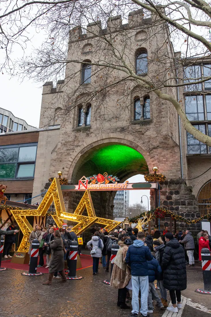 Hahnentor Cologne at Christmas