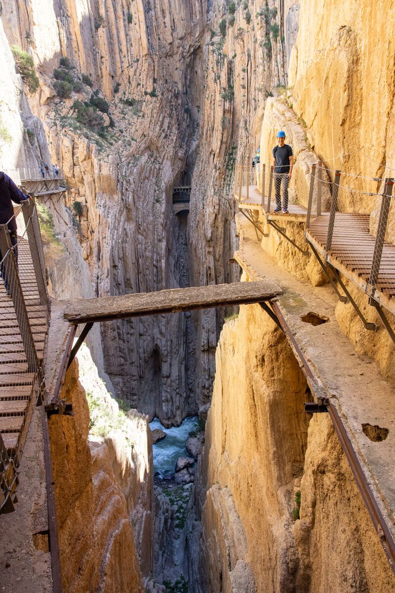 Tim on Caminito del Rey