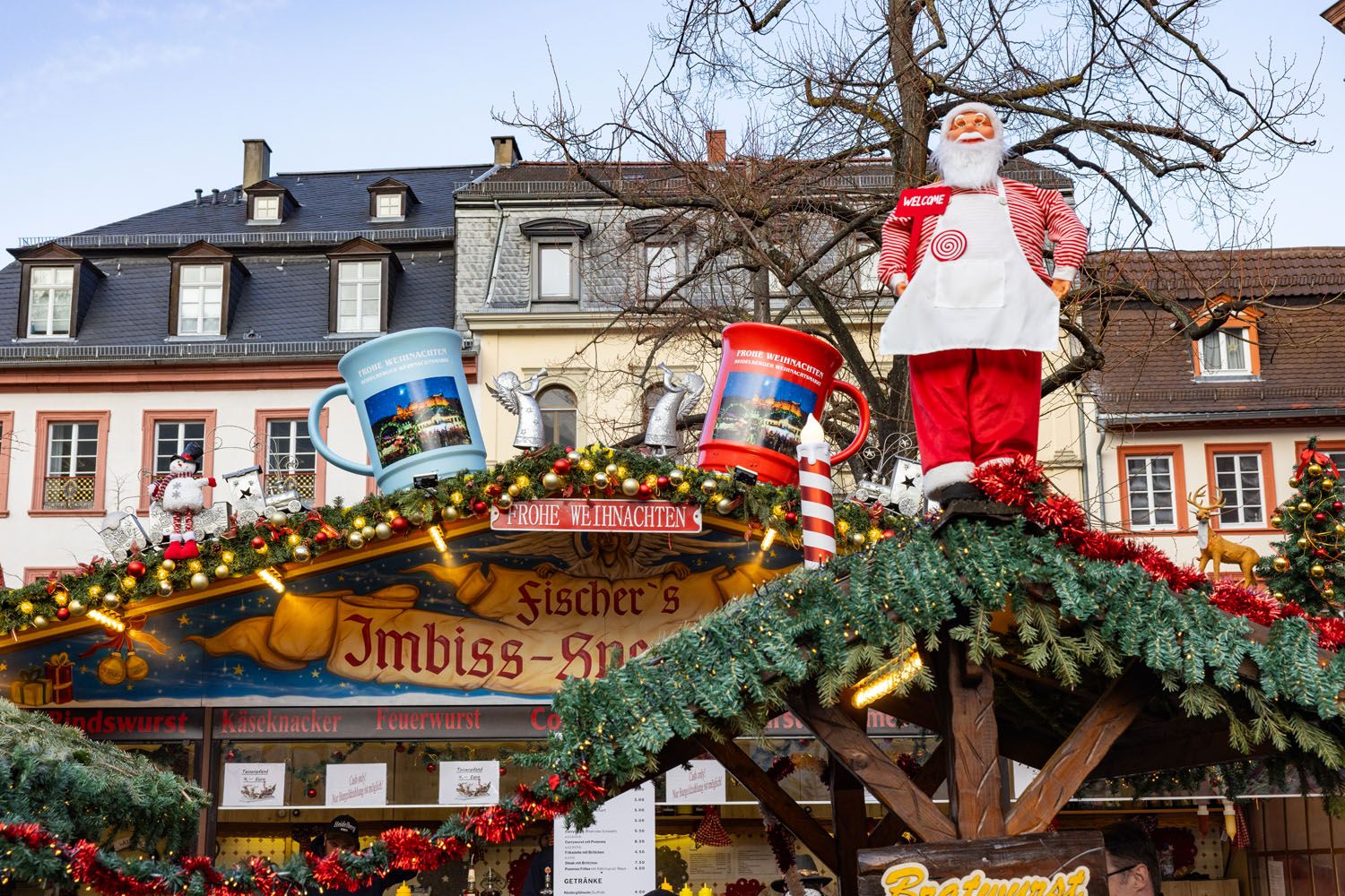 Universitätsplatz Heidelberg Christmas
