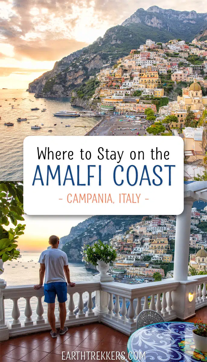 Where to stay on the Amalfi Coast, Campania, Italy. Hotel recommendations for Sorrento, Positano, Amalfi, Praiano, and Salerno for all budgets.