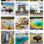 Yellowstone National Park itinerary: Visit Old Faithful, Grand Prismatic Spring, Grand Canyon of the Yellowstone, Hayden and Lamar Valleys, geyser basins, swimming holes, waterfalls, and more.