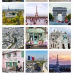 Best views of Paris, France: Eiffel Tower, Arc de Triomphe, Sacre-Coeur, Notre Dame, Pantheon, Trocadero, Seine River, Montmartre, and more.
