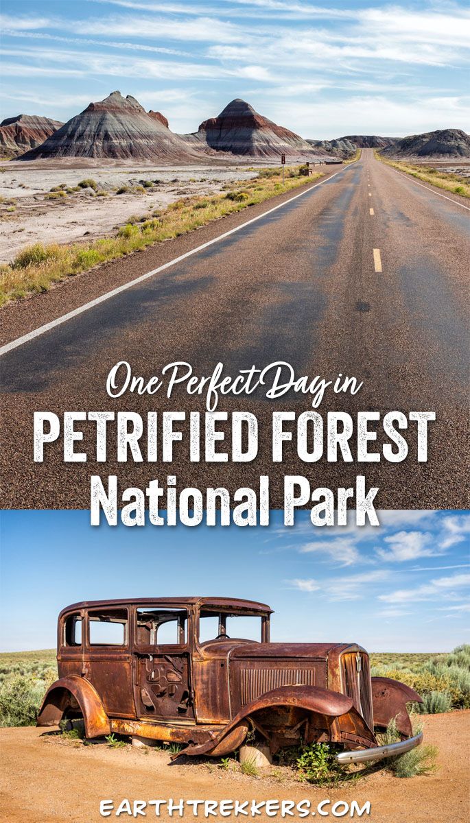 Best things to do with one day in Petrified Forest National Park in Arizona.