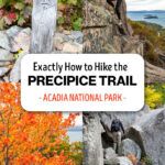 How to hike the Precipice Trail in Acadia National Park. Step-by-step guide with lots of photos so you know exactly what to expect.
