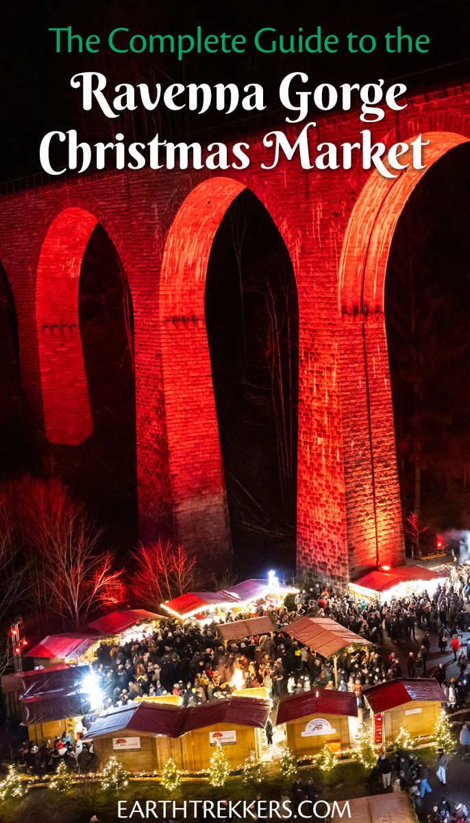 Everything you need to know to visit the Ravenna Gorge Christmas Market in Germany. Plus, is it worth it?