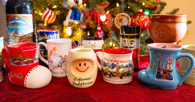 Christmas Market Mugs Europe