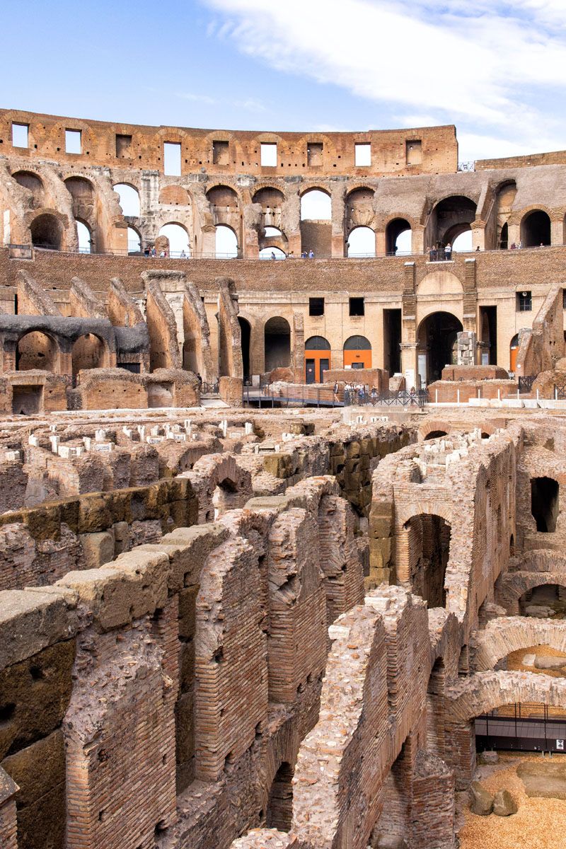 Inside the Colosseum