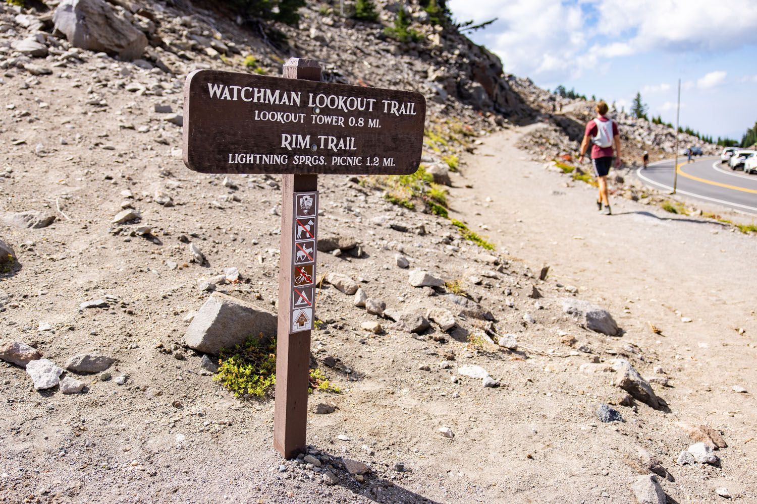 Watchman Lookout Trail Sign